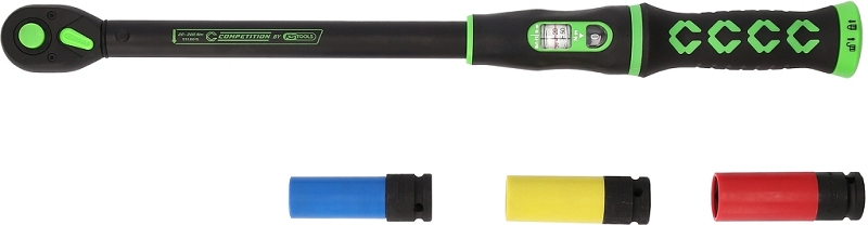 1/2" COMPETITION Ratschen-Drehmomentschlüssel-Satz, 20-200Nm, 4-tlg Produktbild img4 L