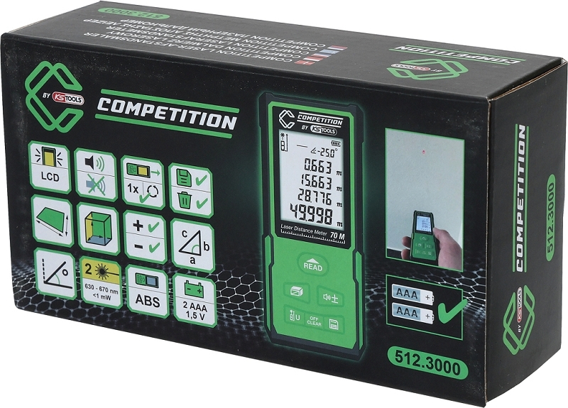 COMPETITION Laser-Entfernungsmesser bis 70 m Produktbild img14 L
