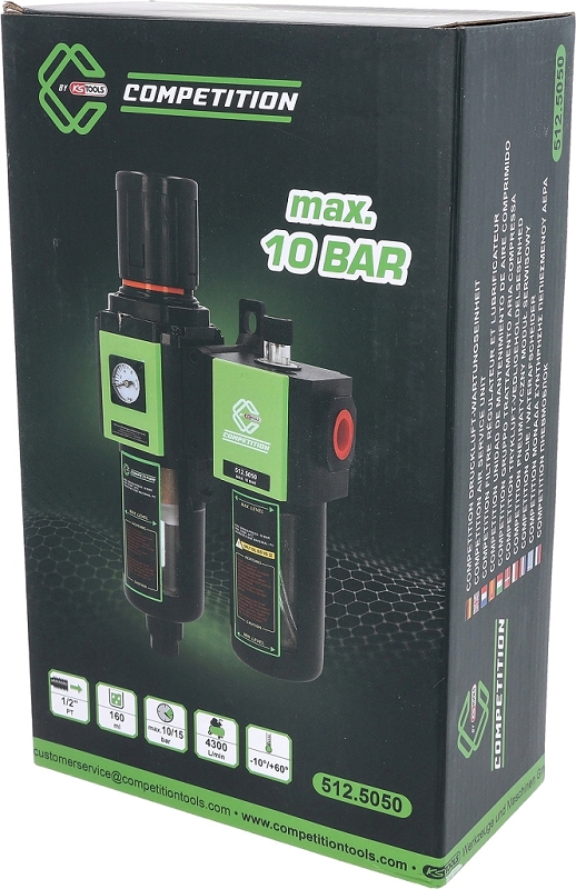1/2"&nbsp;COMPETITION Druckluft-Wartungseinheit Produktbild img8 L