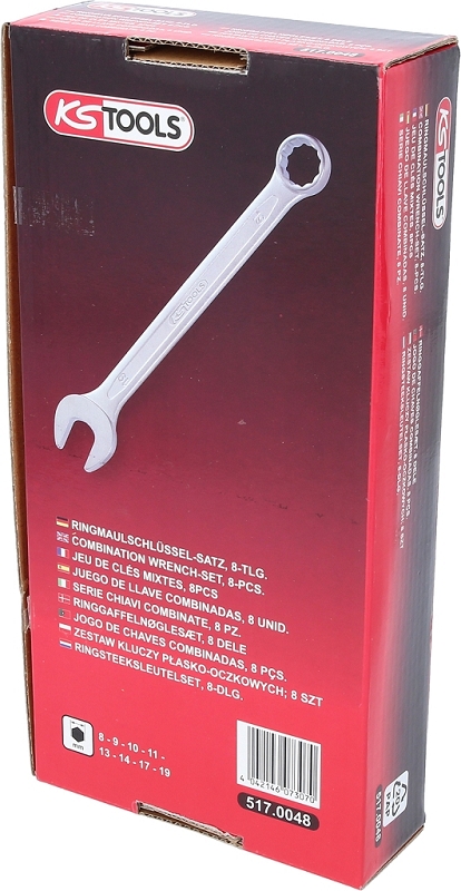 Ringmaulschlüssel-Satz, abgewinkelt, 8-tlg 8-19mm Produktbild img6 L