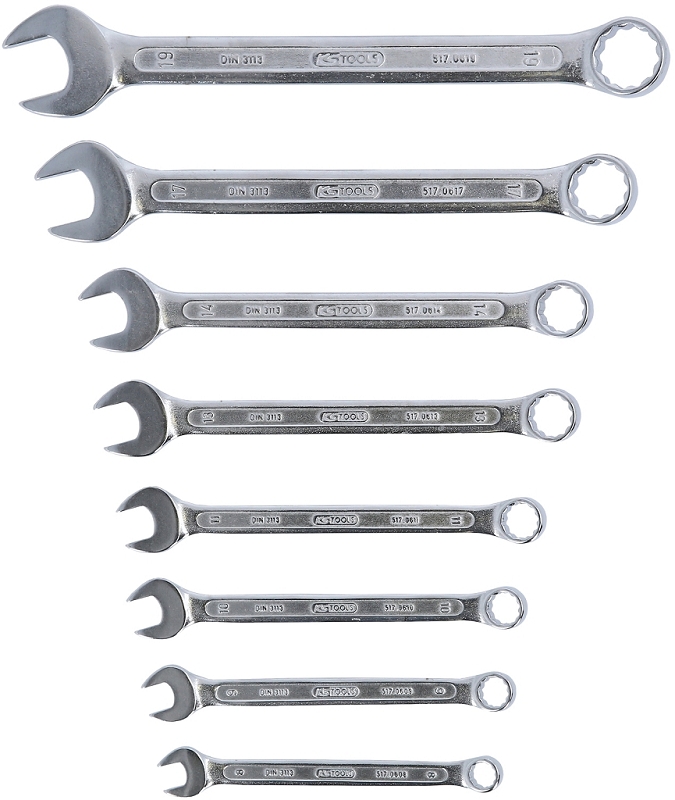 Ringmaulschlüssel-Satz, abgewinkelt, 8-tlg 8-19mm Produktbild img3 L