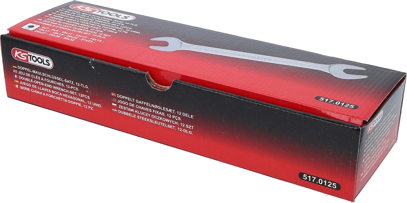 Doppel-Maulschlüssel-Satz, 12-tlg, 6x7-30x32mm Produktbild img4 L