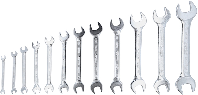 Doppel-Maulschlüssel-Satz, 12-tlg, 6x7-30x32mm Produktbild img3 L