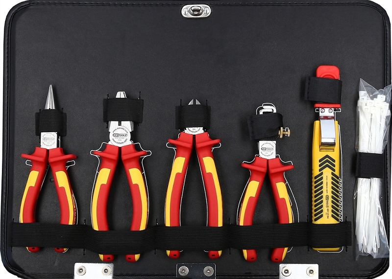 1/4" + 1/2" Elektriker-Werkzeugkoffer, 128-tlg Produktbild img10 L