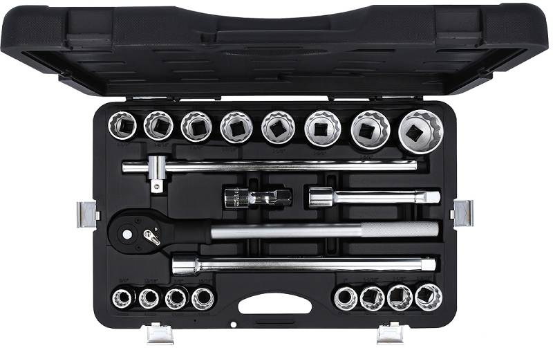 3/4" Steckschlüssel-Satz, 21-tlg 12-kant Produktbild img3 L