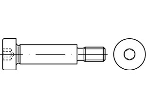 ISO 7379 12.9 6 h8 - M 5 x 30 Paß-Schulterschrauben S Produktbild img1 L