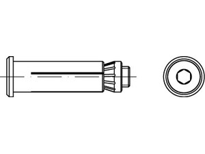 ART 82031 LINDAPTER-Hollo-Bolt St./10.9 HBCSK 08-Größe 1 galv. verzinkt S Produktbild img1 L