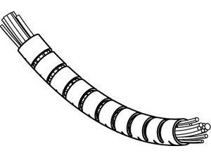 ART 82580 Kabelbündelschlauch Helawrap PP grau 27 x 2000 S Produktbild img1 L