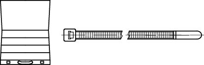 ART 82730 Sapi Kabelbinder-Sortiment 800 tlg. S Produktbild img1 L