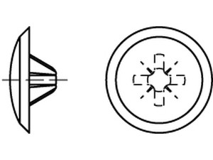 ART 88002 Kappen 2 x 12/3,5-5 für Kreuzschlitz Z, dunkelbraun S Produktbild img1 L