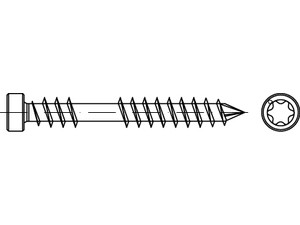 ART 88192 SPAX-D A 2 5 x 70/33 -T25 ZYLKO, T-STAR plus m. CUT-Spitze A 2 S Produktbild img1 L