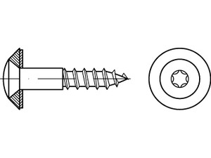ART 88296 SPENGLER-Schr. A2 4,5 x 25-T25 Dichtscheiben 15 A 2 S Produktbild img1 L
