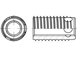 ART 88308 ENSAT Stahl gehärtet M 12 Zn8/Cn/T0, m. Bohrung, Typ 308 gal ZnDi S Produktbild img1 L
