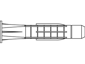 ART 88383 TOX - Dübel TRIKA 10 x 62 Kunststoff S Produktbild img1 L