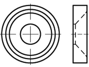 ART 88499 KORREX-Rosetten Kunststoff weiß Typ 808 S Produktbild img1 L