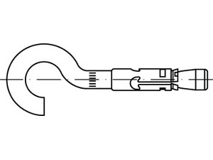 ART 88549 FISCHER-Nagelanker m. Haken St. verz. FNA II 6 x 25 H S Produktbild img1 L