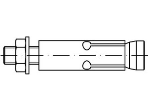 ART 88583 FISCHER-Zykon Anker FZA 8.8 14 x 40 M 10/25 gal Zn S Produktbild img1 L