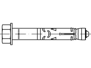 ART 88593 FISCHER-Hochleistungsanker gal Zn, FH II 12/ 50 S S Produktbild img1 L