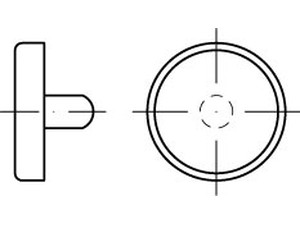 ART 88681 FISCHER-Abdeckkappen ADM 10 weiss f. Rahmendübel F-M S Produktbild img1 L