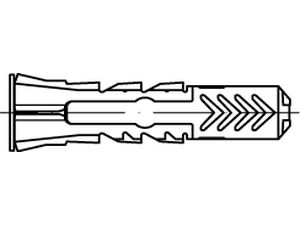 ART 88690 FISCHER-Dübel Nylon DUOPOWER 10 x 50 LD S Produktbild img1 L