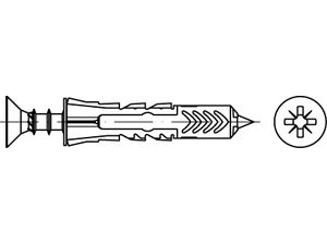 ART 88690 FISCHER-Dübel DUOPOWER 5 x 25 S LD S Produktbild img1 L