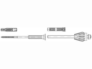 ART 88695 FISCHER Abstandsmontagesystem Thermax 10/160 M 10 gal Zn S Produktbild img1 L
