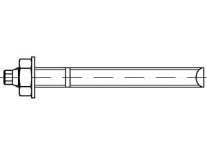 ART 88722 UPAT Ankerst. M 12 x 220 St. 52, gal Zn S Produktbild img1 L