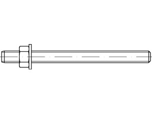 ART 88734 UPAT Ankerstangen UPM-A St. Zn M 10 x 170 mit ETA-Zulassung S Produktbild img1 L