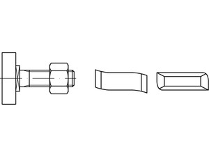 ART 88938 Halfenschr. Typ 38/17 4.6 M 12 x 50 gal Zn gal Zn S Produktbild img1 L