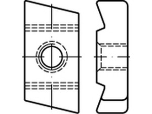 ART 88955 Hakenkopf Gewindeplatte Typ 50/30, M 16 , gal Zn gal Zn S Produktbild img1 L
