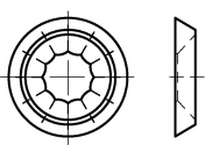 ART 88966 Rosettensch. Messing 7,0 vernickelt US 4157 geschlossen Ms Ni S Produktbild img1 L