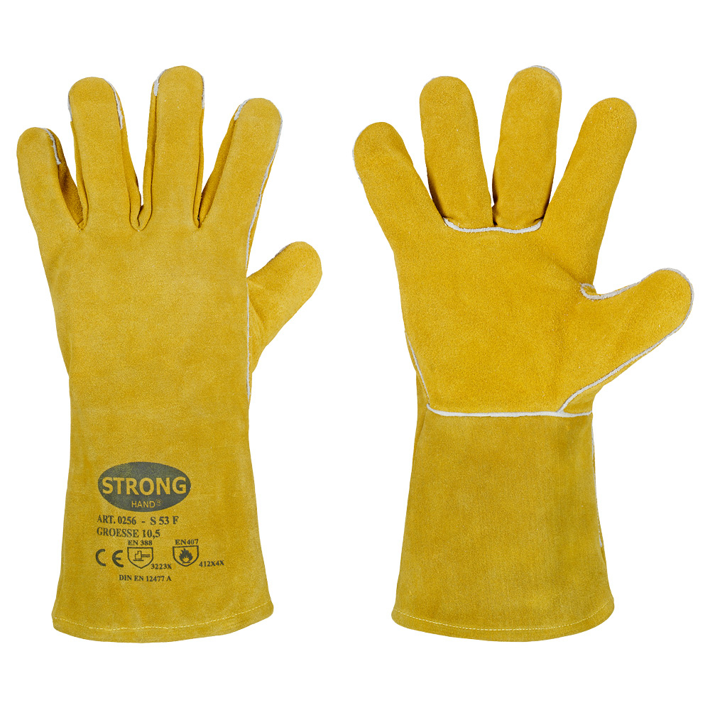 Schweißer-Schutzhandschuhe S53/F komplett gefüttert Größe 10 Produktbild img1 L