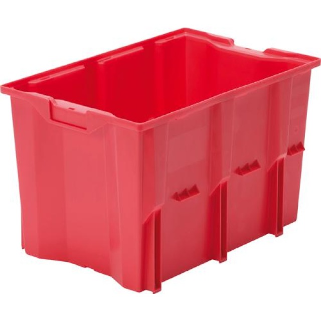 Drehstapelbehälter Serie DLK, rot Produktbild img1 L
