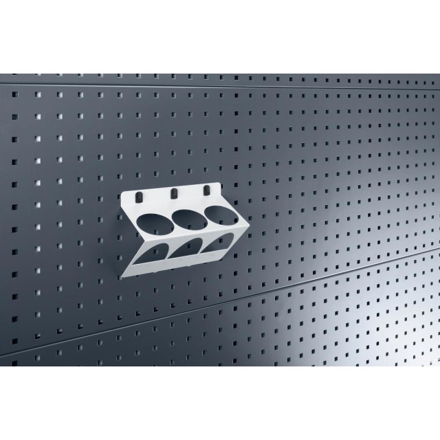 Rundhalter schräg 3-fach B 225 mm bis max.D 68 mm für Lochplatten bott Produktbild img1 L