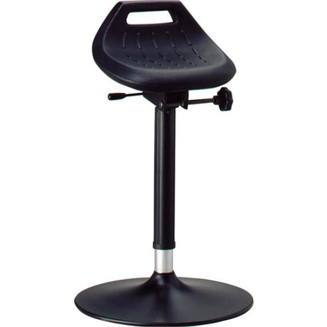 Bimos Stehhilfe 9454-2000Integralschaum schwarz Sitzhöhe 650-850 mm mit Tellerfuß Produktbild img1 L