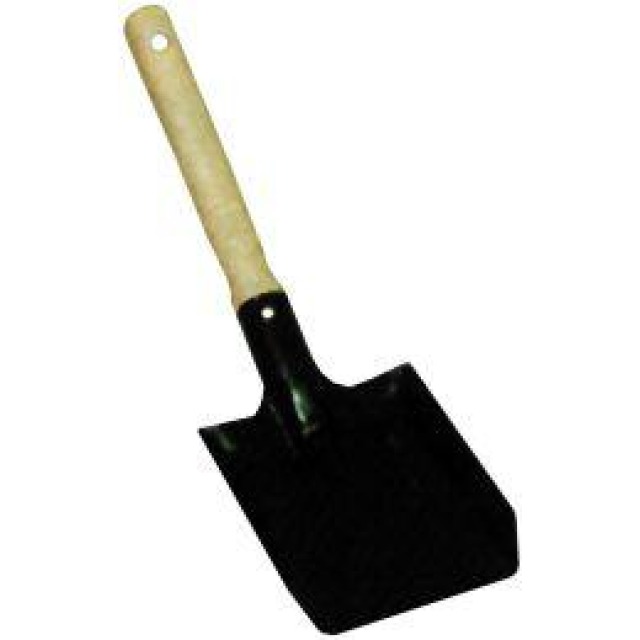 Metall-Kohleschaufel schwarz lack. m.Holzgriff Produktbild img1 L