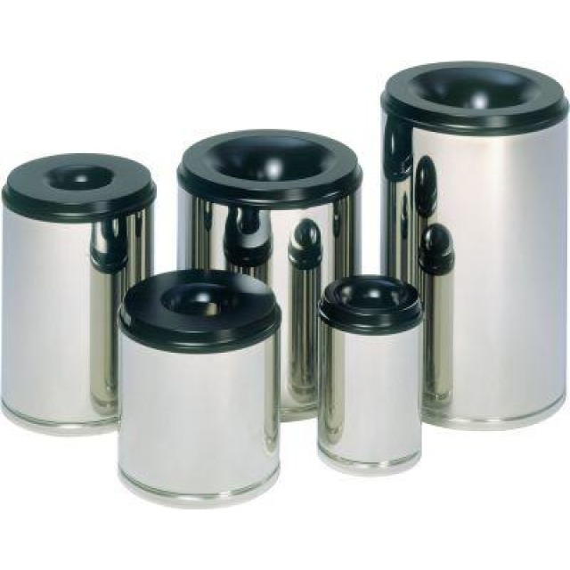 Selbstlöschender Papierkorb, Edelstahl Produktbild img1 L