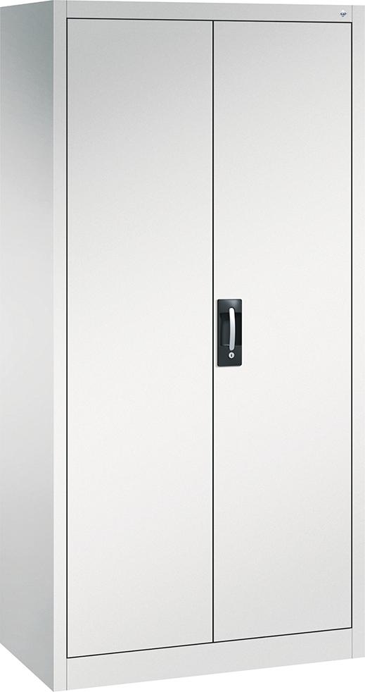 Flügeltürenschrank mit Inneneinrichtung und lackierten Böden RAL 7035 Produktbild img1 L