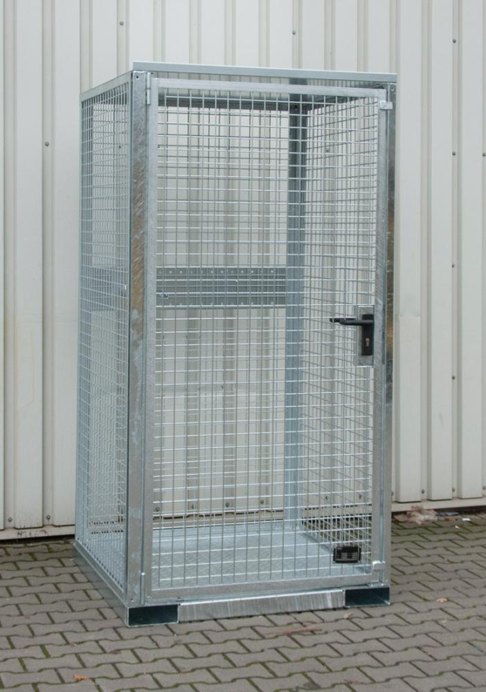 Gasflaschen-Container mit Tränenblechboden Produktbild img2 L