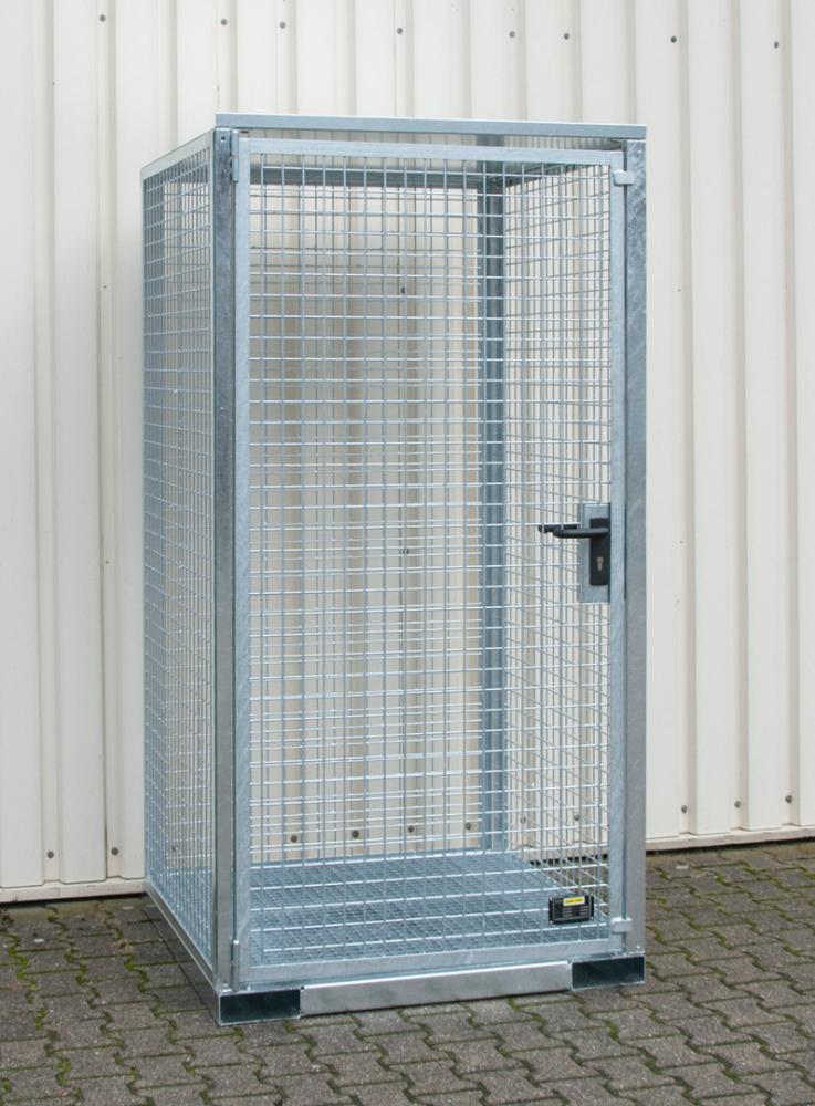 Gasflaschen-Container mit Gitterrostboden Produktbild img2 L
