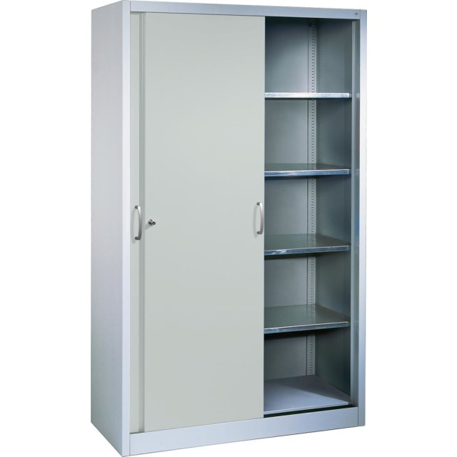 Stahl-Schiebetürenschrank, Höhe 1950 mm Produktbild img2 L