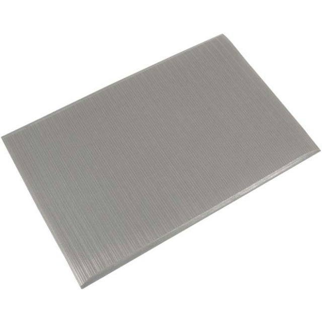 Arbeitsplatzbodenbelag Orthomat® Ribbed, grau Produktbild img1 L