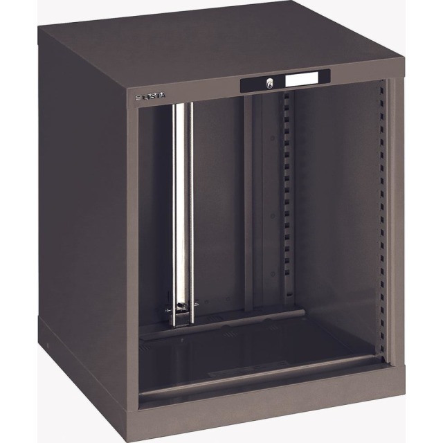 Schubladenschrank-Leergehäuse, 27x27 E, grau metallic Produktbild img1 L