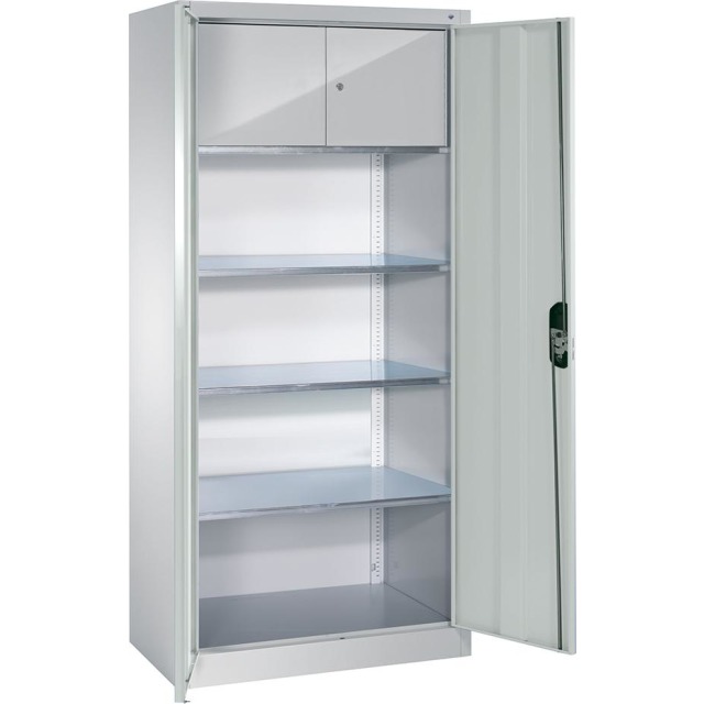 Flügeltürenschrank mit Inneneinrichtung und verzinkten Böden Produktbild img1 L