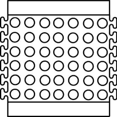 Arbeitsplatzmatte YOGA FLEX Basic grau B80xT70 cm Mittelstück Produktbild img3 L