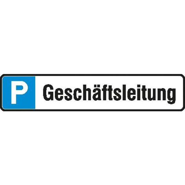 Parkplatz-Reservierungsschild im Kennzeichenformat Produktbild img1 L