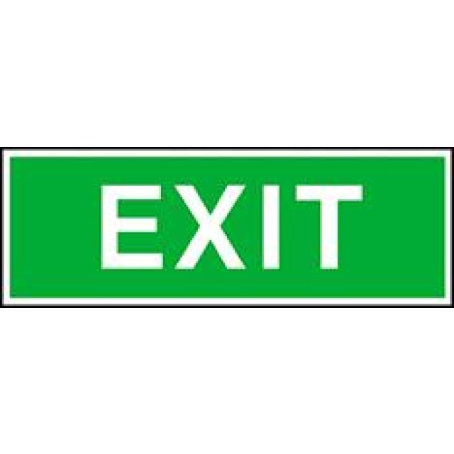 Beschilderung, Zusatzschild EXIT Produktbild img1 L
