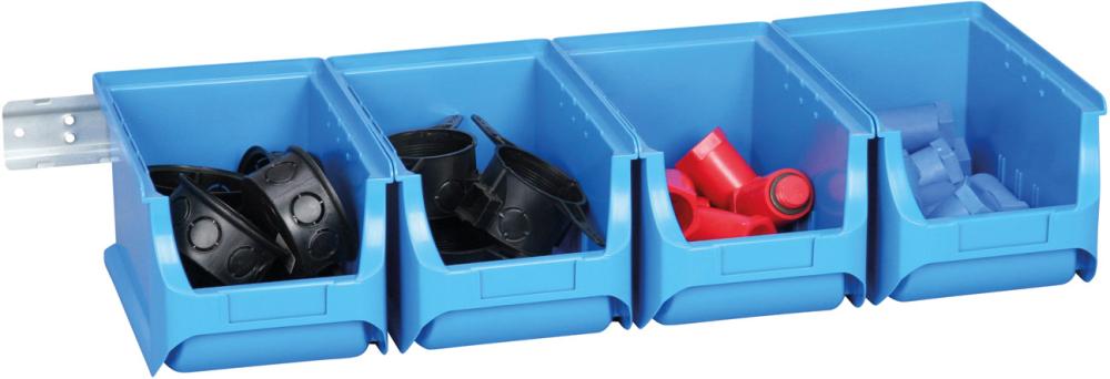 Sichtboxen-Set blau 600x240x125 mm allit Produktbild img1 L