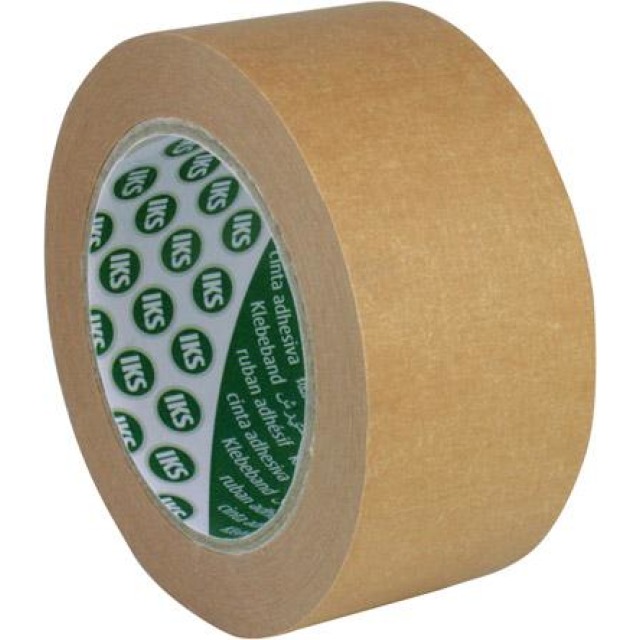 Papier-Packband 50m x 50mm, braun Naturkautschukkleber Produktbild img1 L