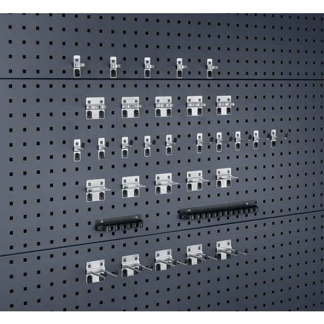 Hakensortiment 32-teilig für Lochplatten für Lochplatten Produktbild img1 L